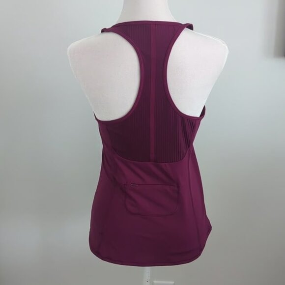 Athleta Vitality Rib Tank Pocket Velvet Plum size Medium - Picture 6 of 9